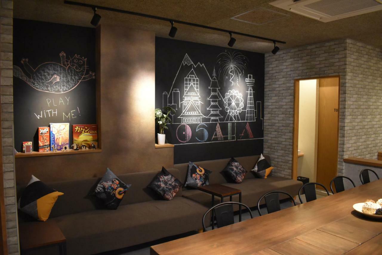 Shinsaibashi House Hotell Osaka Exteriör bild